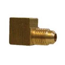 Midland Industries 10316B - MIDLAND INDUSTRIES 103 Male Flared FPT Brass 90 deg Barstock Elbow