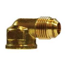 Midland Industries 10322 - MIDLAND INDUSTRIES 103 Male Flared FNPTF Brass 90 deg Elbow