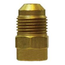 Midland Industries 10468 - MIDLAND INDUSTRIES 104 SAE 45 deg Male Flared SAE 45 deg Female Flared Brass Reducing Adapter