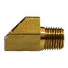 Midland Industries 12076 - MIDLAND INDUSTRIES 120 Female Inverted Flared MNPTF Brass 45 deg Elbow