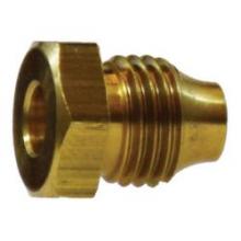 Midland Industries 16003 - MIDLAND INDUSTRIES 160 Threaded Brass Double Compression Sleeve Hex Nut