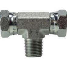 Midland Industries 160144 - MIDLAND INDUSTRIES 1601 FNPSM Male Pipe Steel Swivel Branch Tee