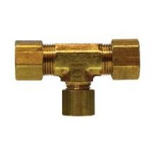 Midland Industries 18111 - MIDLAND INDUSTRIES 18101 Compression Brass Tee