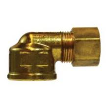 Midland Industries 18252 - MIDLAND INDUSTRIES 1825 Compression FNPTF Brass 90 deg Elbow