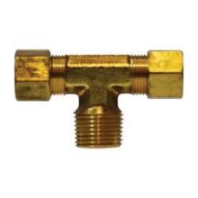 Midland Industries 18294 - MIDLAND INDUSTRIES 18 Tube OD Tube OD Male NPTF Brass Branch Tee