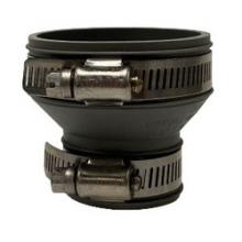 Midland Industries 195521 - MIDLAND INDUSTRIES 195 Rubber Gray Flexible Drain and Trap Coupling