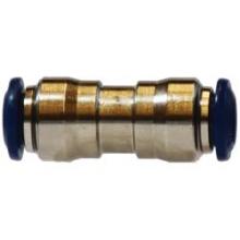 Midland Industries 20017N - MIDLAND INDUSTRIES 200 Push-In Brass Nickel-Plated Union Connector