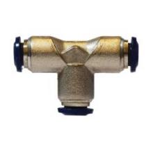 Midland Industries 20026N - MIDLAND INDUSTRIES 200 Push-In Brass Nickel-Plated Union Tee