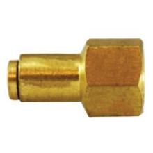 Midland Industries 20032 - MIDLAND INDUSTRIES 200 Tube OD FNPTF Brass Straight Connector