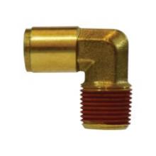 Midland Industries 20066 - MIDLAND INDUSTRIES 200 Tube OD Male NPTF Brass 90 deg Fixed Elbow