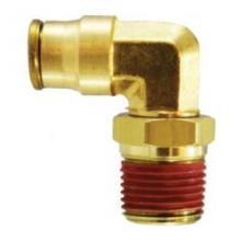 Midland Industries 20078 - MIDLAND INDUSTRIES 200 Push-In Tube MIP Brass 90 deg Swivel Elbow