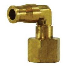 Midland Industries 20094S - MIDLAND INDUSTRIES 2008 Push-In Tube FNPTF Brass Swivel Elbow