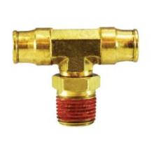 Midland Industries 20103 - MIDLAND INDUSTRIES 201 Tube OD Male NPTF Tube OD Brass Swivel Branch Tee