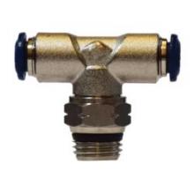 Midland Industries 20105N - MIDLAND INDUSTRIES 201 Tube OD MIP Tube OD Brass Nickel-Plated Swivel Branch Tee