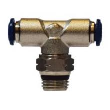 Midland Industries 20110N - MIDLAND INDUSTRIES 201 Tube OD MIP Tube OD Brass Nickel-Plated Swivel Branch Tee