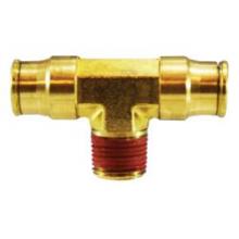 Midland Industries 20113 - MIDLAND INDUSTRIES 201 Tube OD Male NPTF Tube OD Brass Fixed Branch Tee