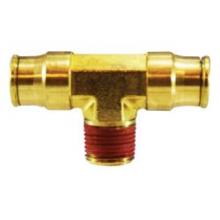 Midland Industries 20115 - MIDLAND INDUSTRIES 201 Tube OD Male NPTF Tube OD Brass Fixed Branch Tee