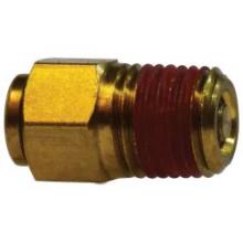 Midland Industries 20133 - MIDLAND INDUSTRIES 201 1/4 in Push-In Tube MIP Brass Quick Disconnect