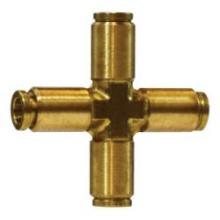 Midland Industries 20143 - MIDLAND INDUSTRIES 201 Push-In Tube Push-In Tube Push-In Tube Push-In Tube Brass Cross