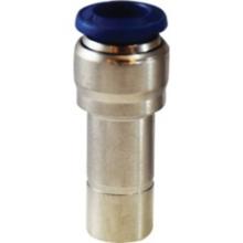 Midland Industries 20511N - MIDLAND INDUSTRIES 205 Push-In Tube Push-In Tube Brass Nickel-Plated Reducer