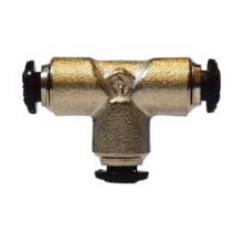 Midland Industries 20612N - MIDLAND INDUSTRIES 206 Push-In Brass Nickel-Plated Union Tee