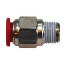 Midland Industries 20630 - MIDLAND INDUSTRIES 206 Push-In Male BSPT Composite Nickel-Plated Straight Adapter