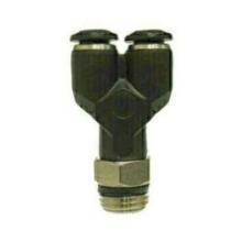 Midland Industries 20824 - MIDLAND INDUSTRIES 208 Push-In MPT Push-In Composite Nickel-Plated Universal Swivel Wye