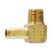 Midland Industries 21111 - MIDLAND INDUSTRIES 211 Tube OD MIP Brass 90 deg Single Barb Elbow