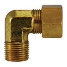 Midland Industries 27233 - MIDLAND INDUSTRIES 272 Compression MIP Brass 90 deg Elbow