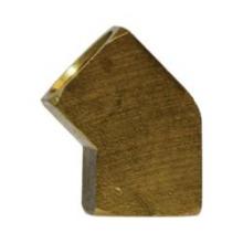 Midland Industries 28020 - MIDLAND INDUSTRIES 280 FNPTF Brass 45 deg Elbow