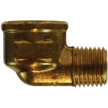 Midland Industries 28259 - MIDLAND INDUSTRIES 282 FNPTF MNPTF Brass 90 deg Barstock Reducing Street Elbow