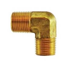 Midland Industries 28270B - MIDLAND INDUSTRIES 282 MNPTF Brass 90 deg Barstock Elbow