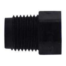 Midland Industries 28602B - MIDLAND INDUSTRIES 286 MPT Polyethylene Black 125 Cored Hex Head Plug