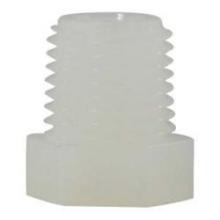 Midland Industries 28607W - MIDLAND INDUSTRIES 286 MPT Nylon White 125 Hex Head Plug