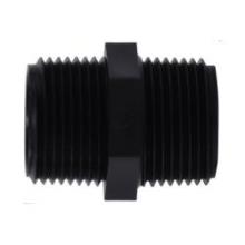 Midland Industries 28619P - MIDLAND INDUSTRIES 28 MPT Polypropylene Black Hex Nipple