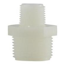 Midland Industries 28622W - MIDLAND INDUSTRIES 2862 MPT Nylon White Reducing Hex Nipple