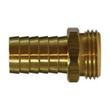 Midland Industries 30040 - MIDLAND INDUSTRIES 3003 Garden Hose Barbed MGH Brass Straight Male End Hex Adapter