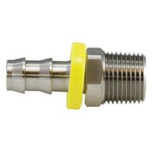 Midland Industries 30200SS - MIDLAND INDUSTRIES 3020 Push-On Hose Barb MIP Stainless Steel Adapter