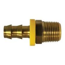 Midland Industries 30203LF - MIDLAND INDUSTRIES 302 Push-On Hose Barbed MIP Brass Adapter