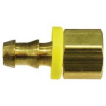 Midland Industries 30220 - MIDLAND INDUSTRIES 302 Push-On Hose Barbed FIP Brass Straight Adapter