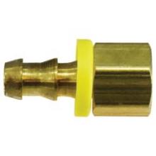 Midland Industries 30225 - MIDLAND INDUSTRIES 302 Push-On Hose Barbed FIP Brass Straight Adapter