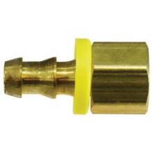 Midland Industries 30227 - MIDLAND INDUSTRIES 302 Push-On Hose Barbed FIP Brass Straight Adapter