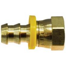 Midland Industries 30230 - MIDLAND INDUSTRIES 302 Push-On Hose Barbed Female SAE 45 deg/37 deg JIC Swivel Brass Adapter