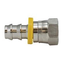 Midland Industries 30230SS - MIDLAND INDUSTRIES 3023 Push-On Hose Barb Female SAE 45 deg/37 deg JIC Swivel Stainless Steel Adapte