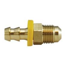 Midland Industries 30246 - MIDLAND INDUSTRIES 3024 Push-On Hose Barb 45 deg Male Flared Brass Adapter