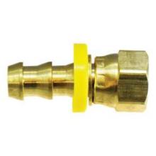 Midland Industries 30264 - MIDLAND INDUSTRIES 302 Push-On Hose Barbed Female JIC Swivel Brass Swivel Connector