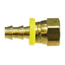 Midland Industries 30341 - MIDLAND INDUSTRIES 303 Push-On Hose Barbed FNPSM Ball Seat Swivel Brass Adapter