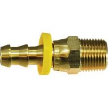 Midland Industries 30386 - MIDLAND INDUSTRIES 303 Push-On Hose Barbed MIP Brass Swivel Adapter