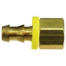 Midland Industries 30393 - MIDLAND INDUSTRIES 302 Push-On Hose Barbed FIP Brass Straight Adapter