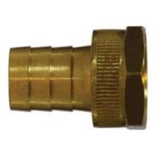 Midland Industries 30453 - MIDLAND INDUSTRIES 304 Garden Hose Barbed 3/4 in FGH Brass Short Shank Female End Hex Adapter